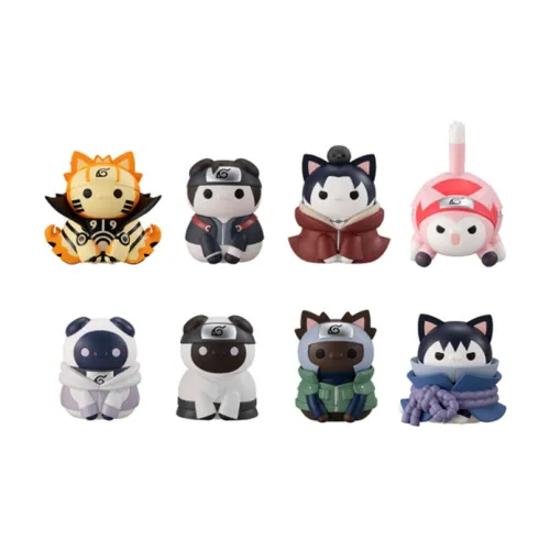 MegaHouse GIANT Meowth Collection Наруто Путь Ниндзя Четвертая Великая Война Ниндзя! Счастливый Draw Целая коробка 8 шт