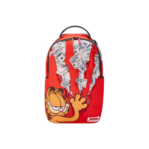 SPRAYGROUND DLX Garfield Collaboration Полиэстер Коммутирование Рюкзак Большой Унисекс Красный