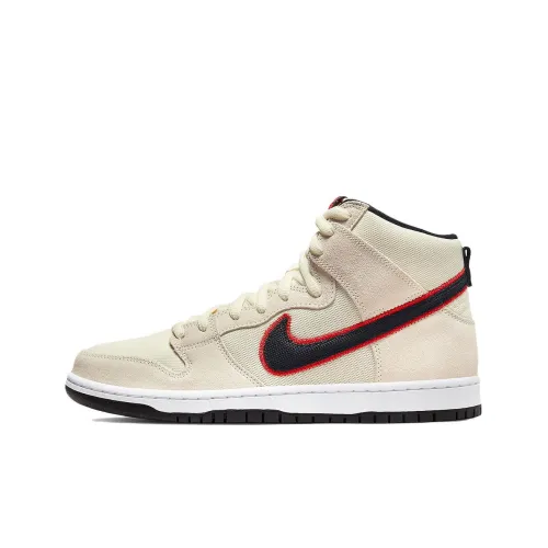 Nike Dunk SB Pro PRM 'San Francisco Giants' Высокие Кроссовки для скейтбординга Унисекс Кокосовое молоко