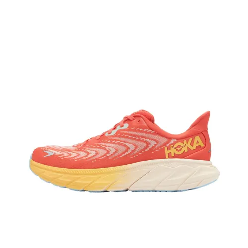 HOKA ONE ONE Arahi 6 Low Топ Беговые кроссовки Мужской Оранжевый