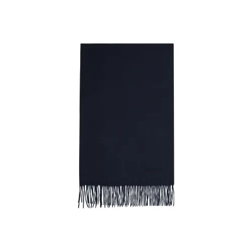 Giorgio Armani Кашемир Вязаные шарфы Синий Унисекс
