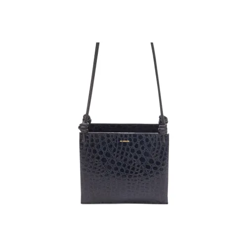 JIL SANDER Телячья кожа Плечевая сумка Маленькая Женская Синяя