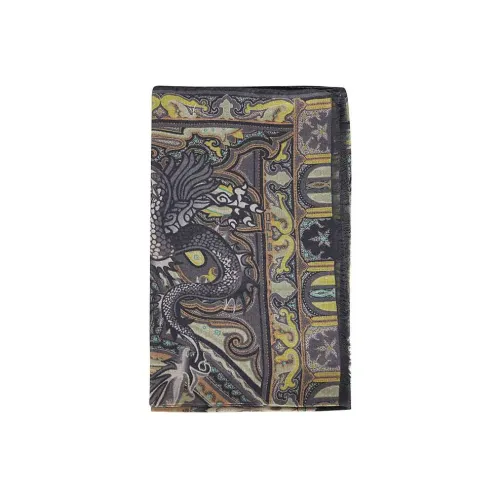 ETRO Модал Вязаные Шарфы Многоцветный Унисекс