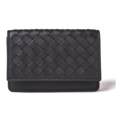 Bottega Veneta Кошелек из коровьей кожи держатель для карт мужской черный