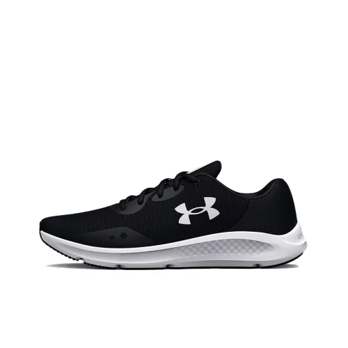 Under Armour Pursuit Low Топ Повседневные Беговые Кроссовки Мужские Черно-Белые