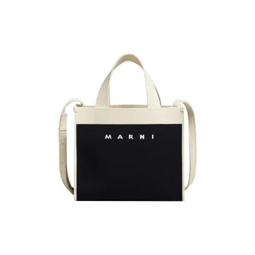 MARNI Трикотажная ткань Сумка через плечо Сумка Маленькая Женская Черная