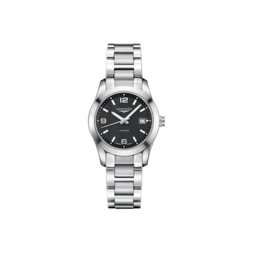 LONGINES Автоматический Механический Движение Женские Часы Comcast Collection 34 мм Черные