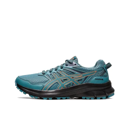 Asics Trail Scout 2 Low Топ Беговые кроссовки Женские Синий Желтый