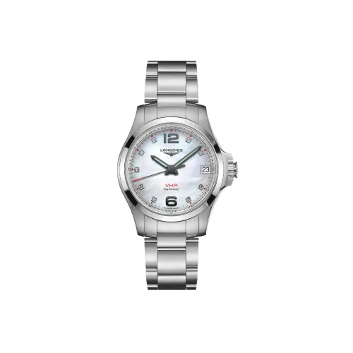 Longines Quartz Movement Женские часы Comcast V.H.P Series 36mm*10,5mm Жемчужная раковина Цвет