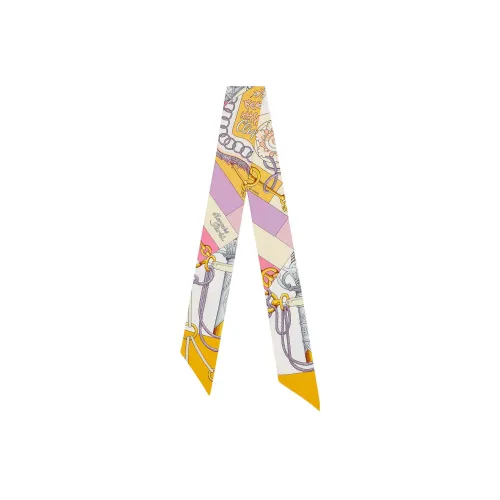 HERMES Twilly Шелковые Шарфы Женские