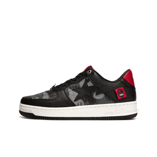 Hugo Boss x A BATHING APE STA Slip-Resistant Low Top Stylish Skateboarding Men's Black