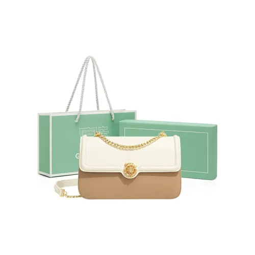 Gong Xuan Сумки кросс-боди Сыр Молочный кофейный Женские