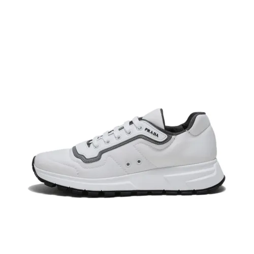 PRADA PRAX 1 Low Топ Повседневные Спортивные Кроссовки Мужские Белые