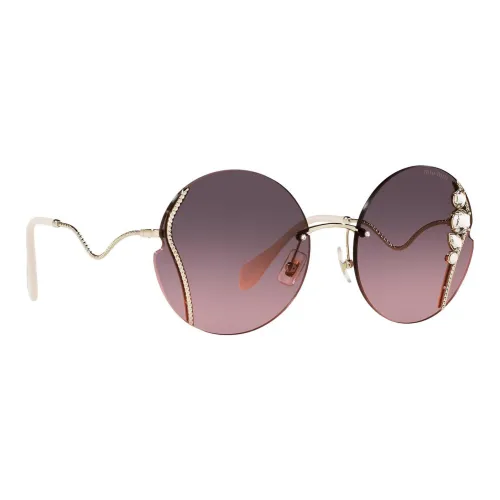 MIU MIU Солнцезащитные очки Золотой Унисекс