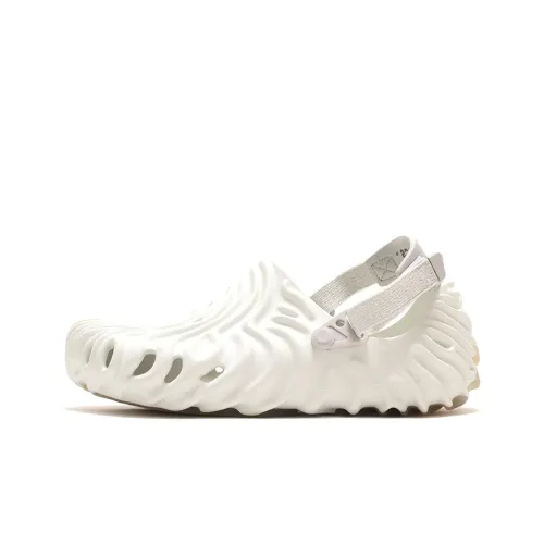 SALEHE BEMBURY x Crocs Polle Clog 'Слоистые облака' Спортивные сандалии унисекс белый стандартная коробка