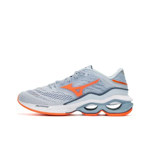 Mizuno Creation 23 Беговые кроссовки Низкий верх Светло-серый Апельсин Женские
