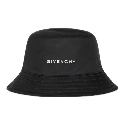 Givenchy Нейлоновая шляпа-ведро, черная, унисекс