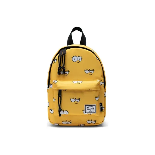 Herschel SIMPSONS Коллаборация Полиэстер Рюкзак Унисекс CLASSIC MINI Желтый