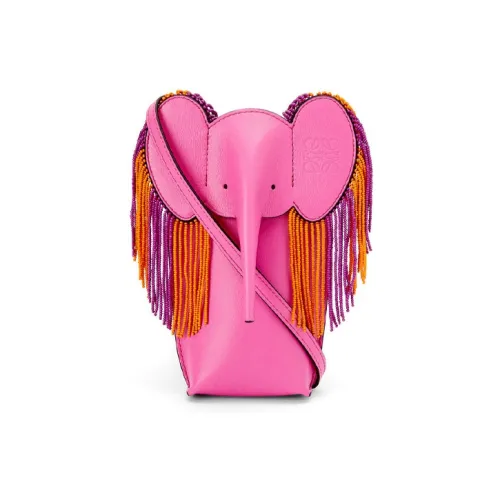 LOEWE Телячья кожа Сумка через плечо Женская Розовая