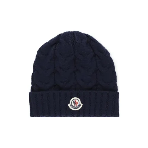 Moncler Шерстяные Шапки Синий Детский
