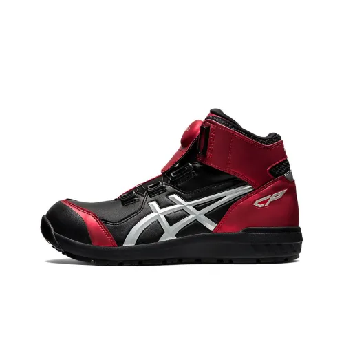 Asics Winjob MID Топ Повседневная обувь Унисекс Черный Красный
