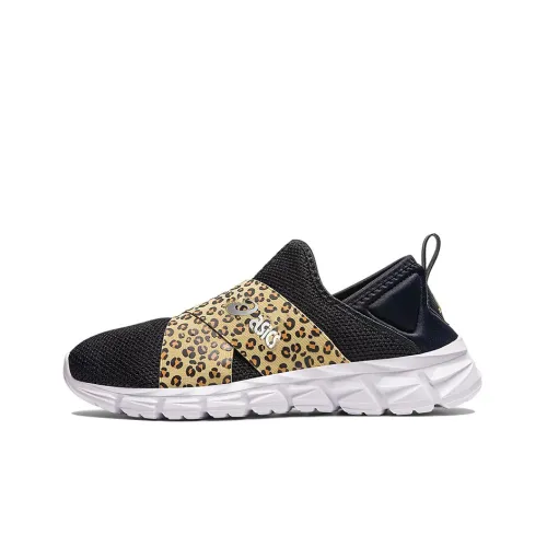 Asics Gel Quantum LYTE Slip-On Легкий Низкий Топ Беговые Кроссовки Женские Черный Коричневый