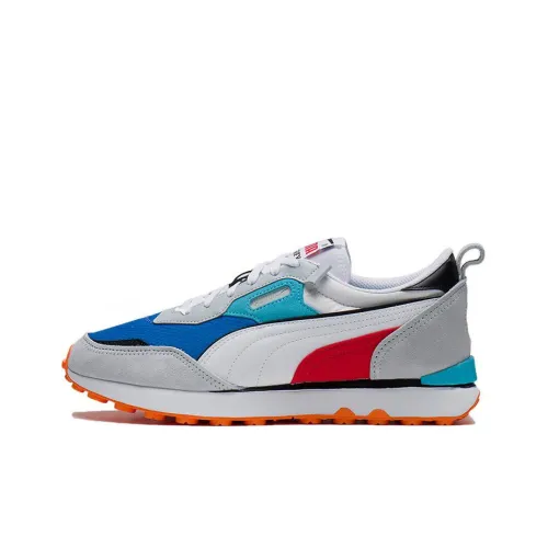 PUMA Rider FV Low Топ Casual Унисекс Серый Синий