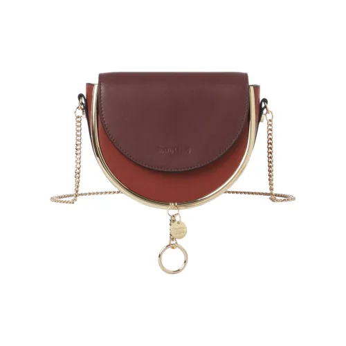 See By Chloe Сумка через плечо из коровьей кожи женская красная