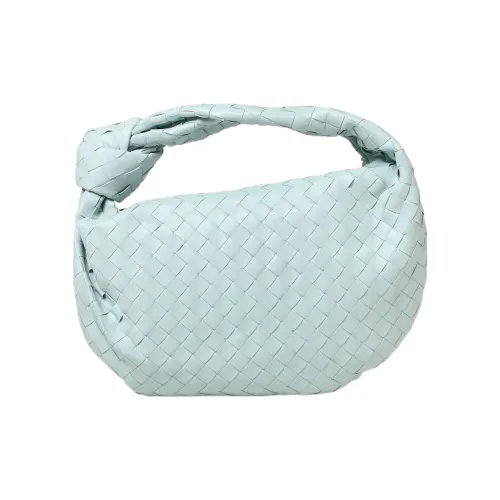 Bottega Veneta Jodie Овечья кожа Тканая Сумка Сумка Стандартная Женская Синяя