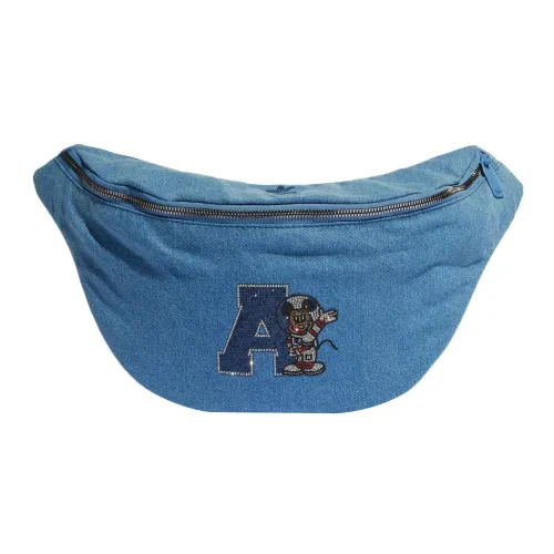 Adidas Originals Trefoil X Disney Коллаборация Denim Sling Сумка Сумка через плечо Бананка Женская Синяя