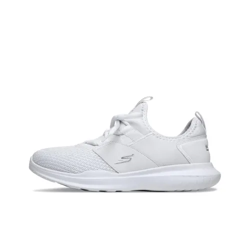 Skechers GO RUN Series Mojo Low Топ Беговые кроссовки Женские Белые