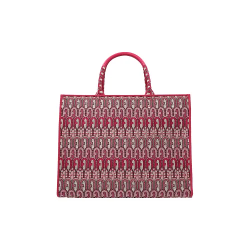 Furla Opportunity Хлопковая Сумка через плечо Сумка Большая Женская Розовая