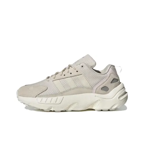 Adidas Originals ZX 22 Boost Slip-resistant Abrasion-resistant Low-top Беговые кроссовки Женские Бежевые