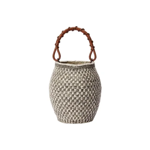 LOEWE Bucket Series с коровьей кожей детали корзинка-сумка сумка женская оригинальная коричневый и умбра