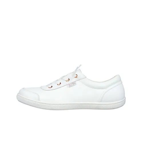 Skechers Bobs B Cute Таффета Свидание Низкие Кроссовки для скейтбординга Женские Белые