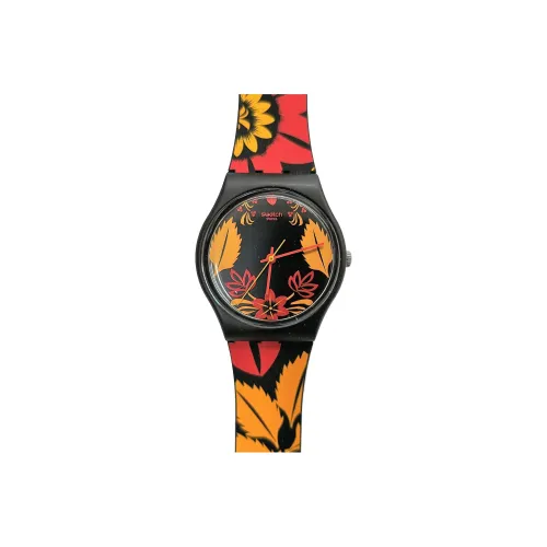 SWATCH KALINKA MALINKA Коллекция Кварцевый механизм Женские часы 34 мм Многоцветный циферблат часов
