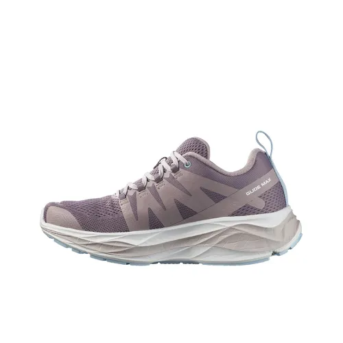 SALOMON Phantasm Противоскользящий Устойчивый к истиранию Дышащий Низкий Топ Повседневные Беговые кроссовки Женские Коричнево-фиолетовые