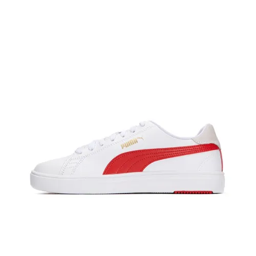 PUMA Serve Pro Lite Low Топ Скейтборд Кроссовки Унисекс Белый Красный