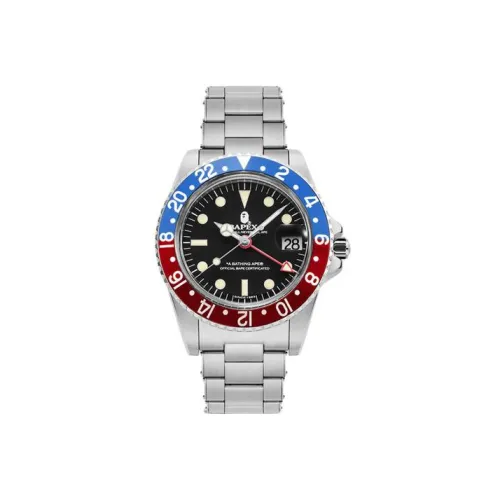 A BATHING APE Автоматический механический механизм Мужские часы 40мм*48мм Синий