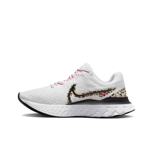 Nike React Infinity Run Flyknit 3 Амортизаторы Устанавливающие Сцепление Против Износа Низкий Топ Беговые кроссовки Женские