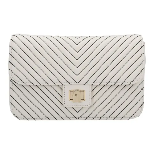 Furla Pop Star Кожа Сумка через плечо Стандартная Женская Белый Черный