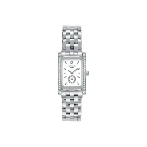 LONGINES DolceVita Collection Кварцевый механизм Женские часы 19,8*24,5 мм Белый циферблат Корпус из нержавеющей стали