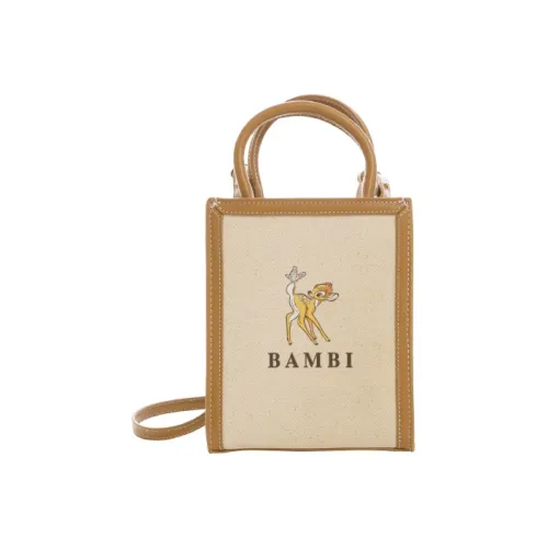 Disney Холщовая сумка Тоут сумка Сумка для покупок Сумка Сумка через плечо Сумка через плечо Обычная Женская Каштановая