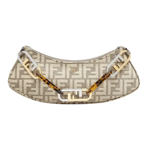 FENDI Сумка через плечо из коровьей кожи ручная сумка сумка через плечо женская бежевая