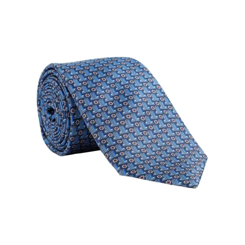 Lanvin Шелковые галстуки, синий, мужской