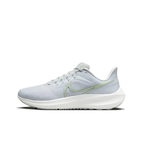 Nike Air Zoom Pegasus 39 Амортизаторы Slip-resistant Abrasion-resistant Низкий топ Беговые кроссовки Женские Серый Зеленый