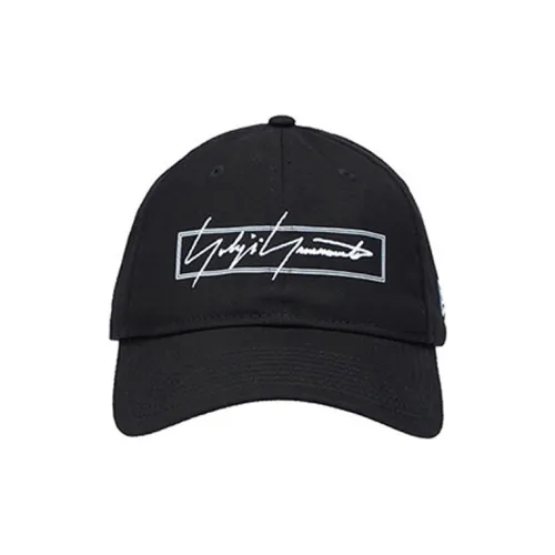 Yohji Yamamoto Хлопковые кепки черные мужские