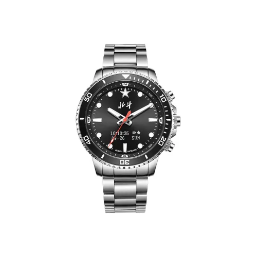 Beidou Titanium Water Ghost Collection Кварцевый механизм Титан Ремешок Часы Мужские Черный циферблат TA302 10