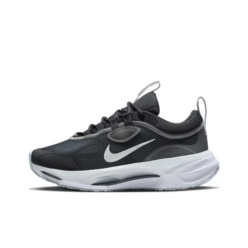 Nike Spark Slip Resistant Abrasion Resistant Низкий Топ Повседневные Беговые кроссовки Женские Черный Серый