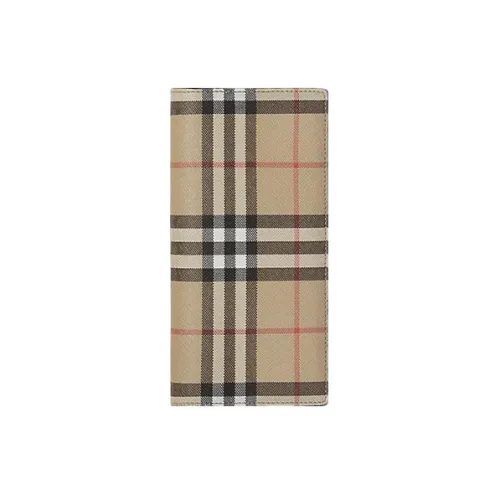 Burberry Vintage Cotton Wallet Men's Brown